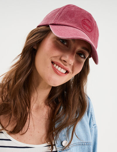 Casquette bordeaux femme