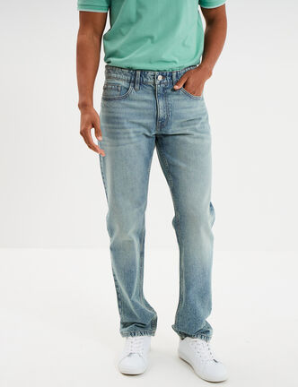 Jean regular 5 poches coton denim double stone homme