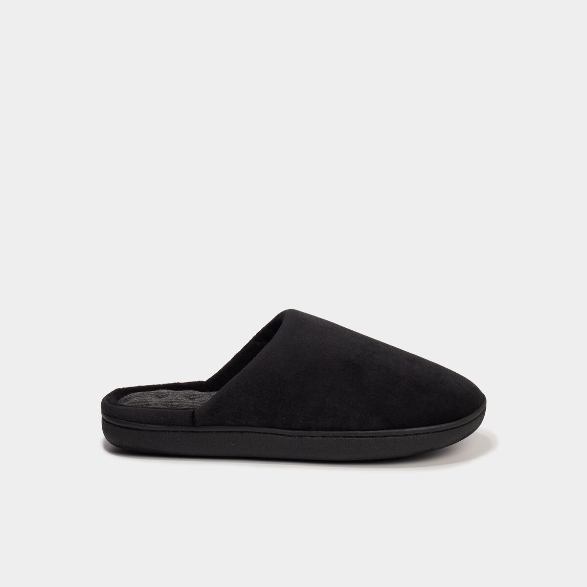 Chaussons mules noir homme
