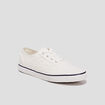 Tennis en toile à lacets Creeks blanc femme