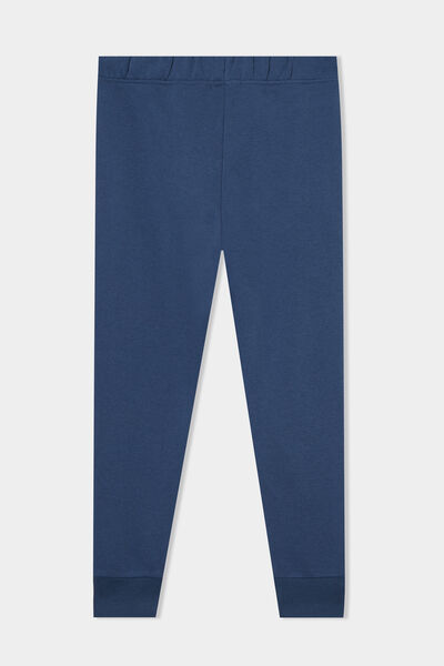 Pantalon de jogging molleton bleu fonc&eacute; gar&ccedil;on