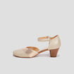 Escarpins pied large sable femme