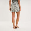 Short ample fluide vert kaki femme