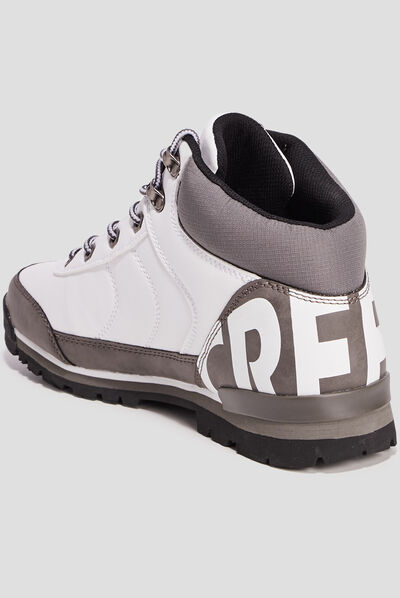 Bottines plates Creeks blanc homme