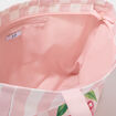 Sac cabas rectangulaire rose pastel femme