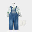 Ensemble 3 pièces denim stone bébé garçon