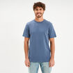 T-shirt slim stretch manches courtes bleu gris homme