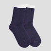Chaussettes d'intérieur multicolore femme