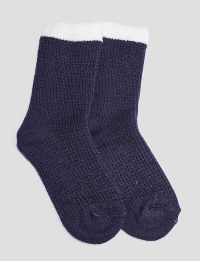 Chaussettes d'intérieur multicolore femme