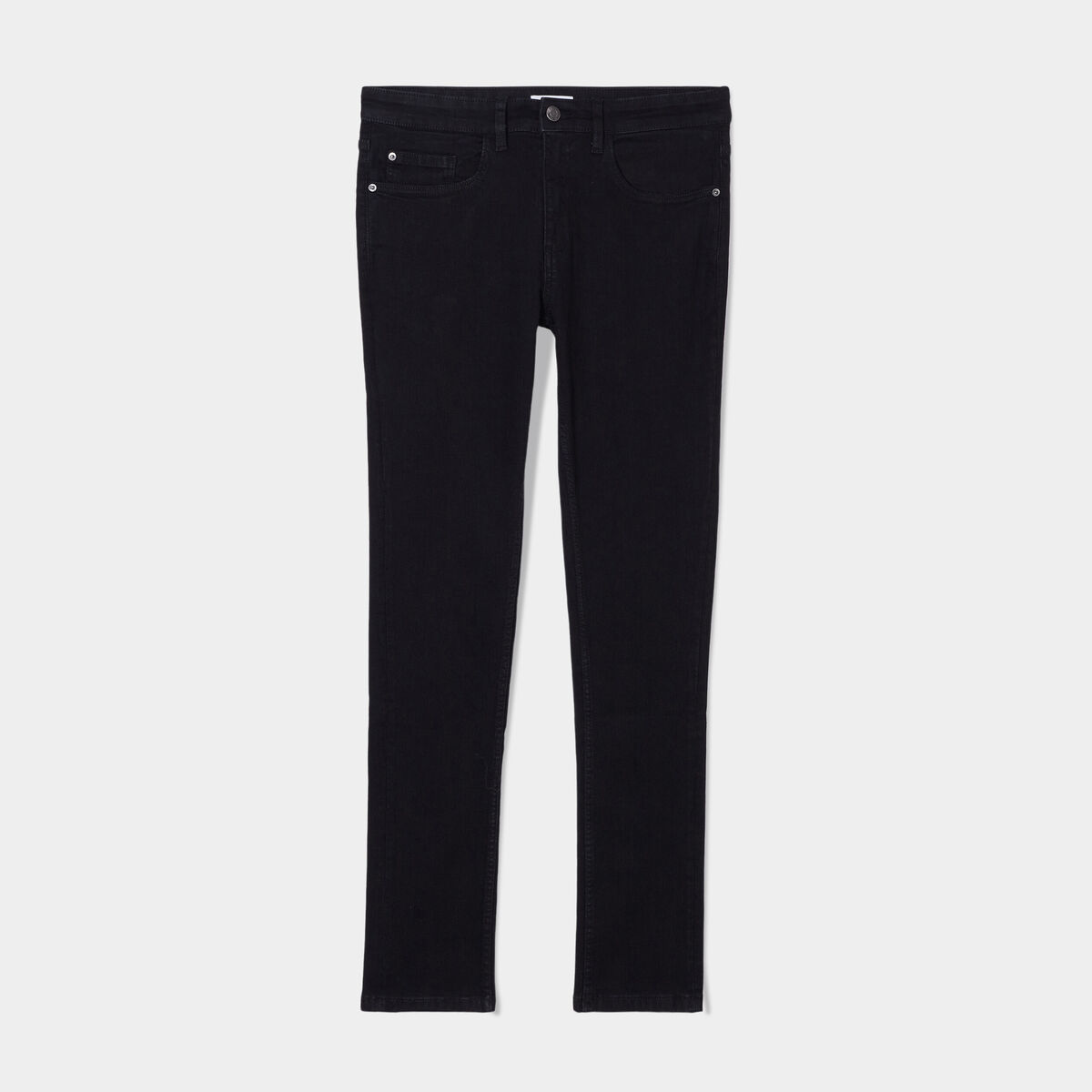 Jeans skinny 5 poches denim noir homme