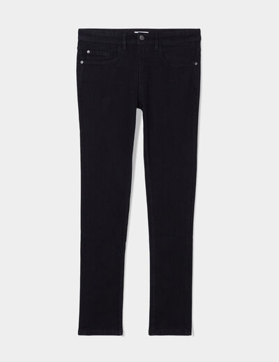 Jeans skinny 5 poches denim noir homme