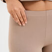 Legging élastiqué 7/8ème sable femme