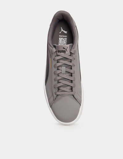 Tennis basses à lacets Puma Smash Buck gris homme