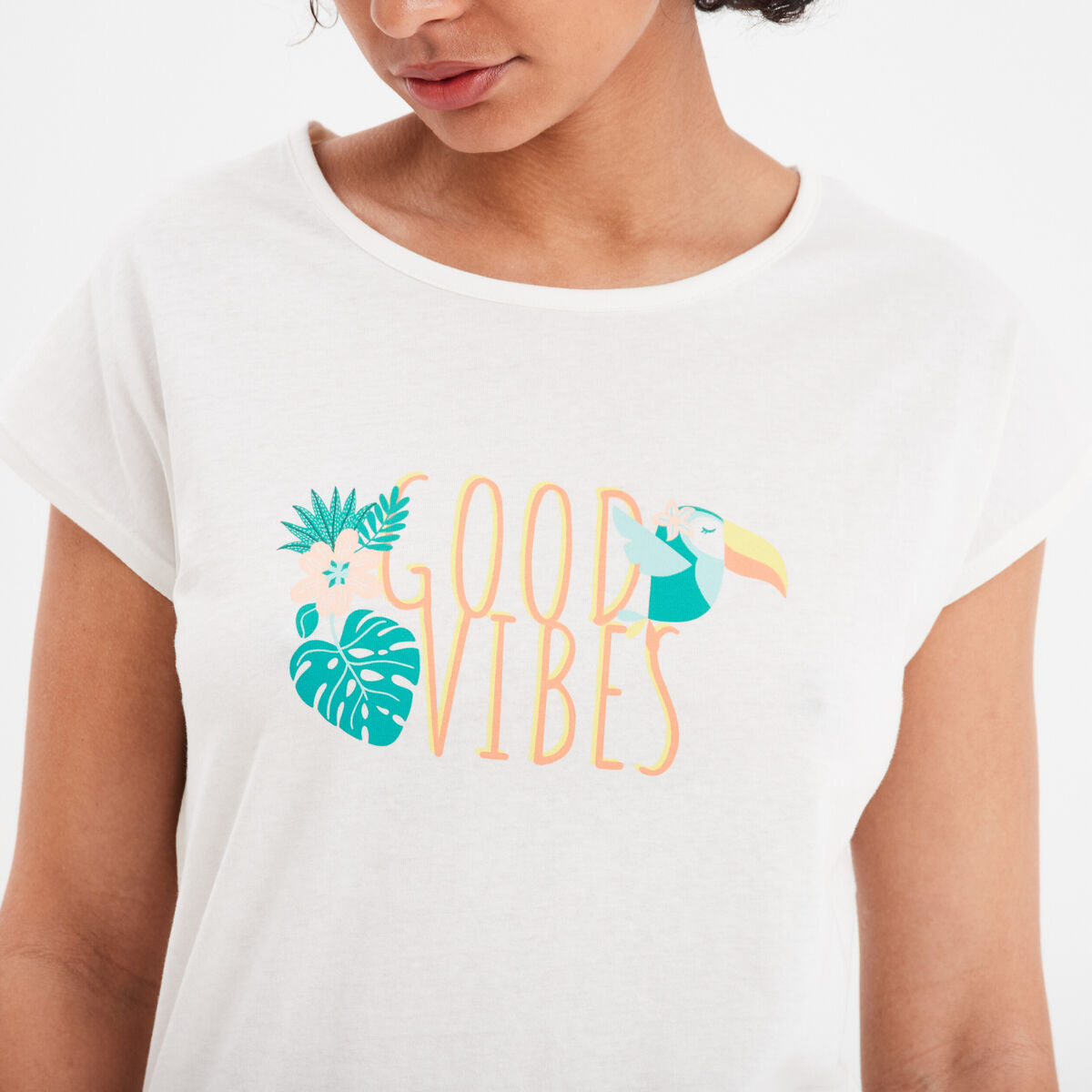 Ensemble pyjama short 2 pièces coton blanc femme