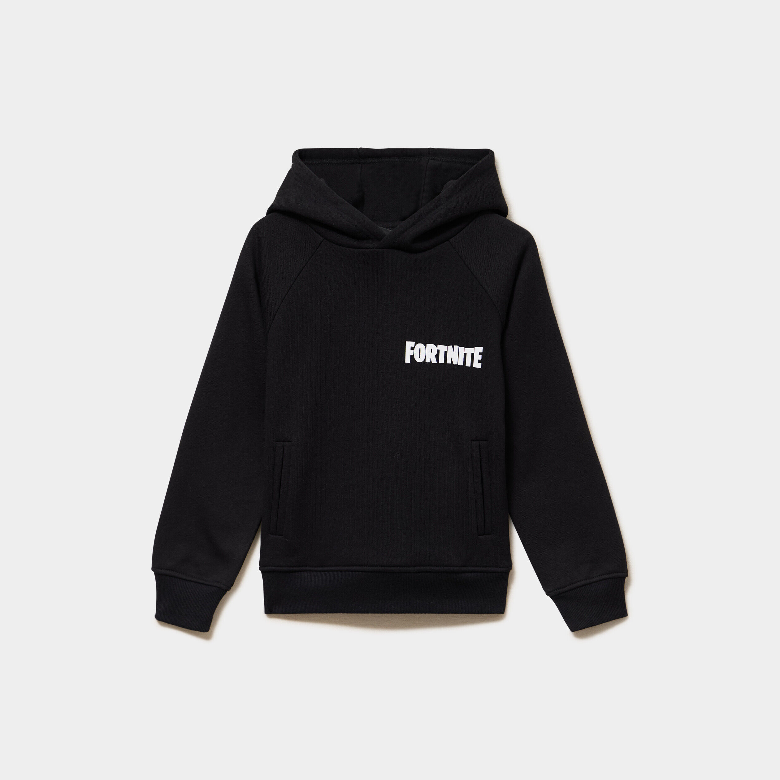 Sweat hoodie 1 poche à capuche Fortnite noir garçon