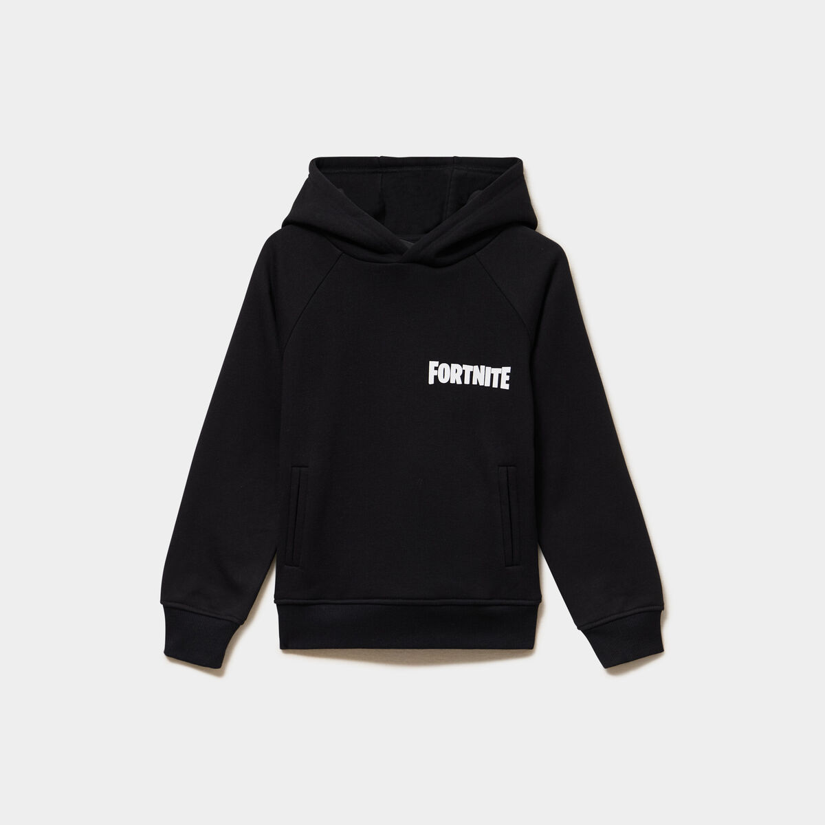 Sweat hoodie 1 poche &agrave; capuche Fortnite noir gar&ccedil;on