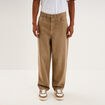 Jean large baggy 5 poches vert kaki homme