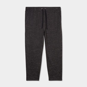 Pantalon de jogging taille élastiquée gris foncé femme grande taille