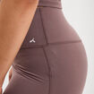 Legging de sport taille haute mauve femme