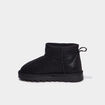 Bottines fourr&eacute;es plates noir fille
