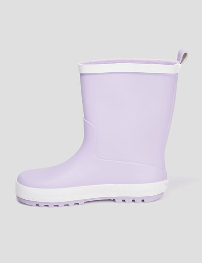 Bottes de pluie Trappeur parme fille