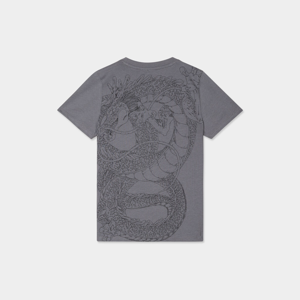 T-shirt manches courtes Dragon Ball gris fonc&eacute; gar&ccedil;on