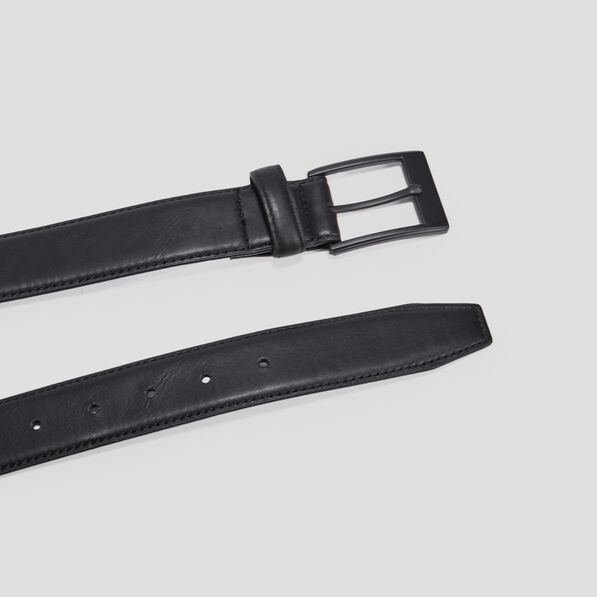 Ceinture à boucle noir homme