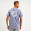 T-shirt manches courtes coton Puma mauve homme