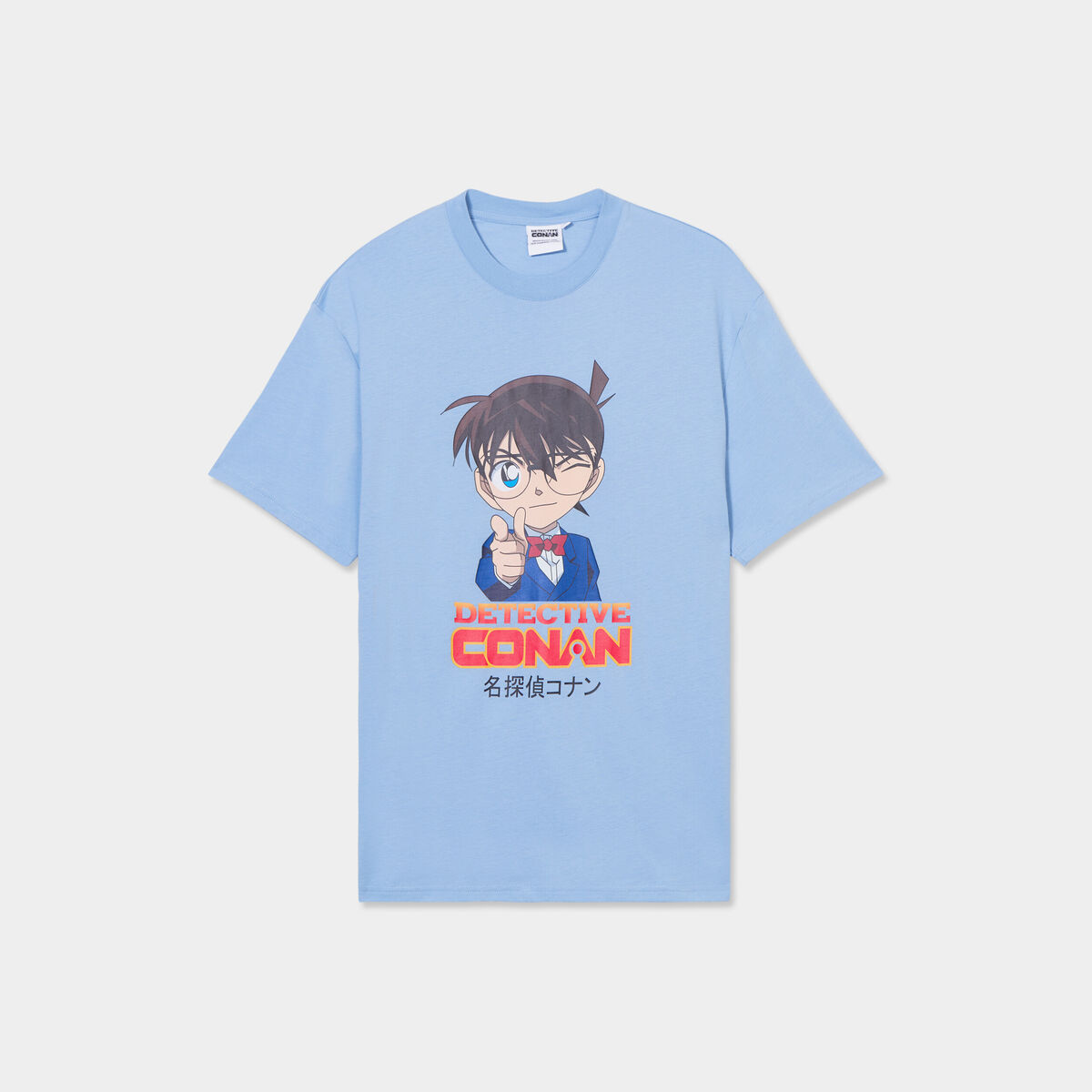 T-shirt manches courtes Détective Conan bleu homme