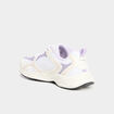 Baskets running &agrave; lacets blanc fille