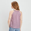 Blouse sans manches rose fushia femme
