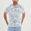 T-shirt manches courtes bleu homme