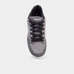 Tennis basses en toile &agrave; lacets gris clair homme