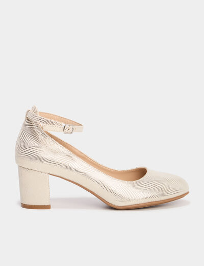 Escarpins à talons sable femme