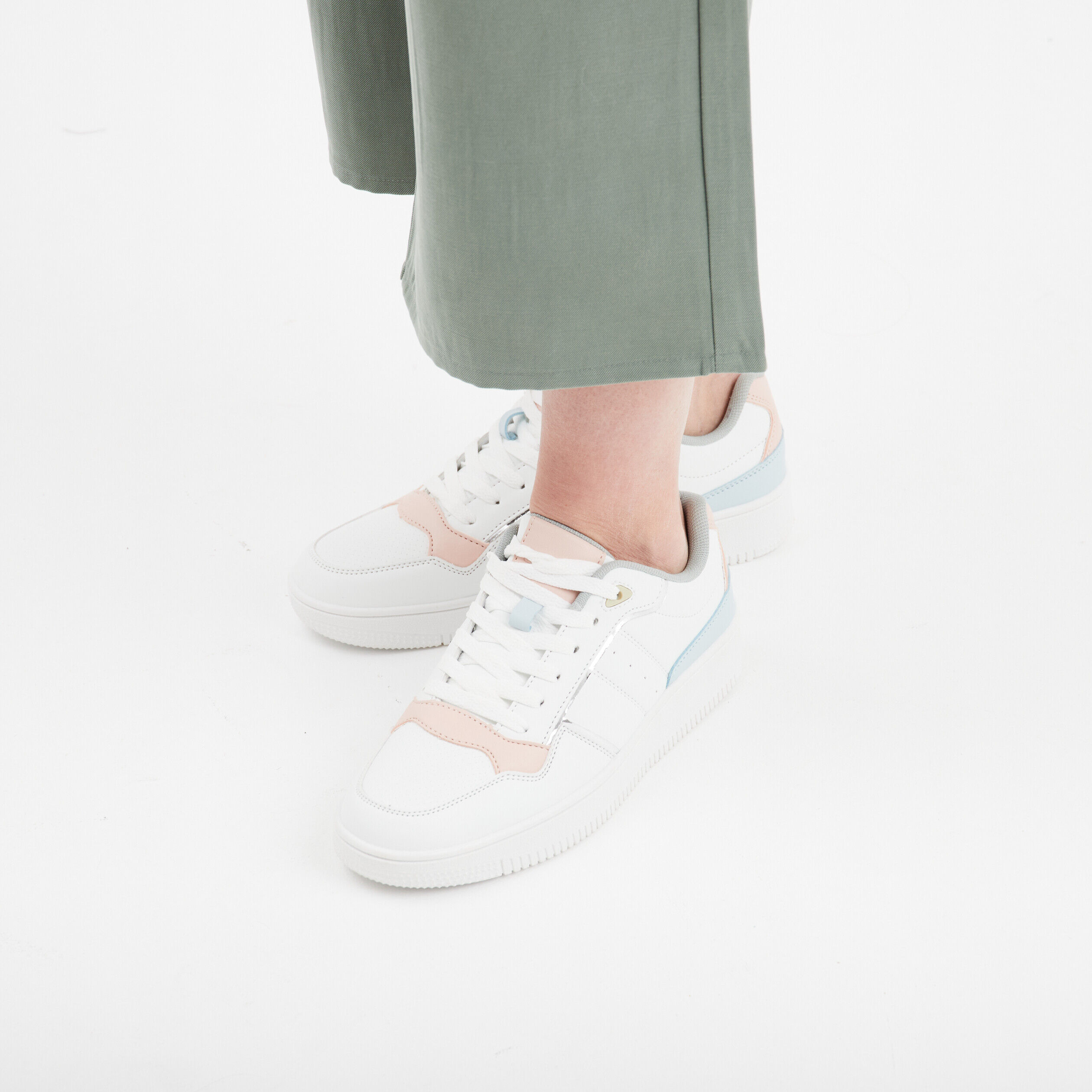 Tennis basses semelle épaisse Creeks multicolore femme CREEKS