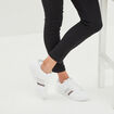 Tennis basses &agrave; lacets Creeks Tahana gris argent femme