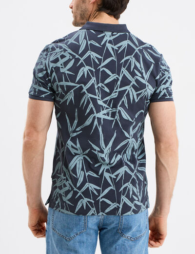 Polo manches courtes Creeks bleu foncé homme