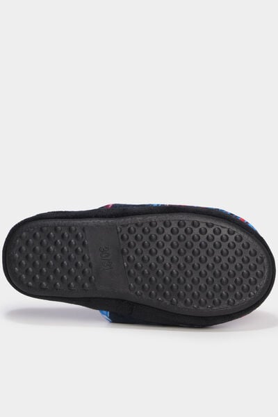Chaussons mules Spider-Man bleu gar&ccedil;on
