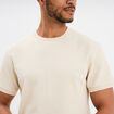 T-shirt manches courtes ecru homme