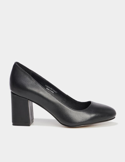 Escarpins Geox Respira Talons Carrés - Noir Taille 37 - Très Bon état Occasion