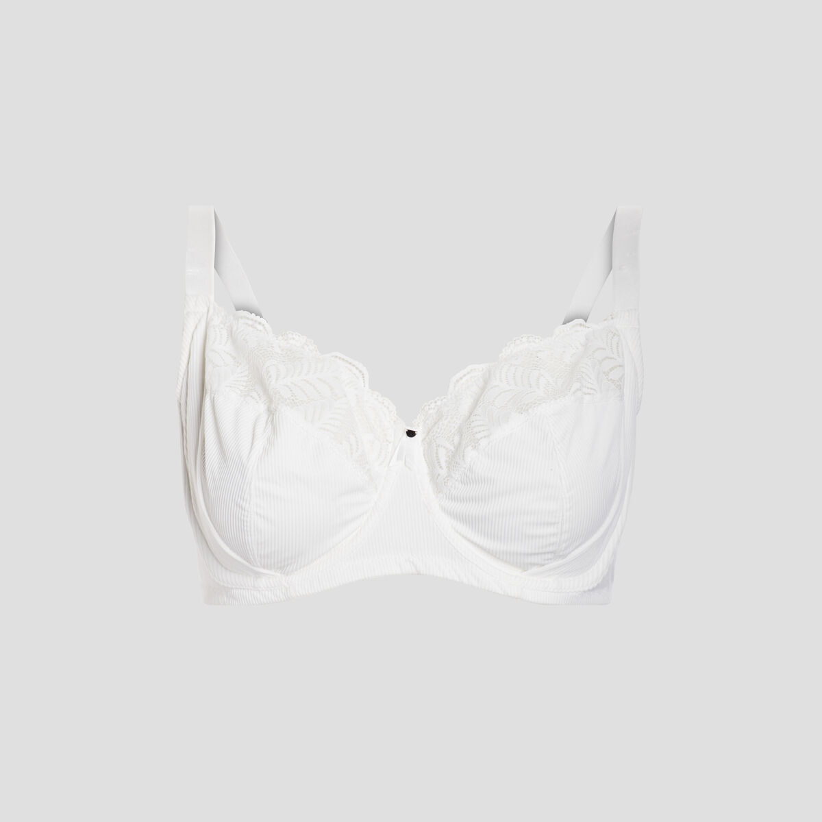 Soutien-gorge embo&icirc;tant microfibre blanc femme grande taille