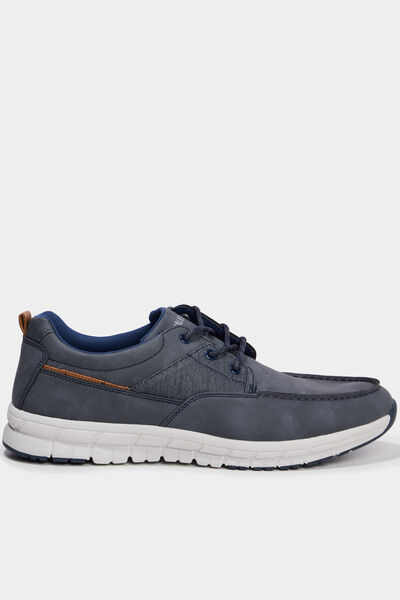 Chaussures &agrave; lacets bateau bleu homme