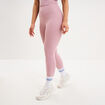 Legging de sport taille haute mauve femme