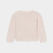 Gilet fils métallisés Creeks rose clair bébé fille
