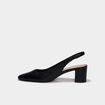 Escarpins slingback &agrave; talons noir femme
