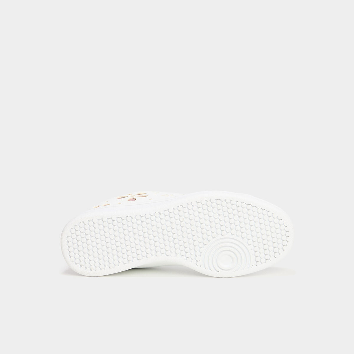 Tennis basses &agrave; lacets blanc fille