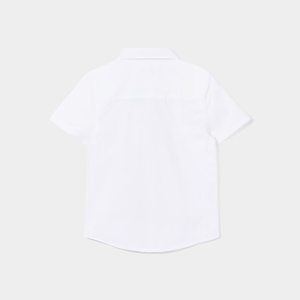 Chemise manches courtes blanc garçon