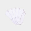 Lot 5 paires chaussettes blanc femme