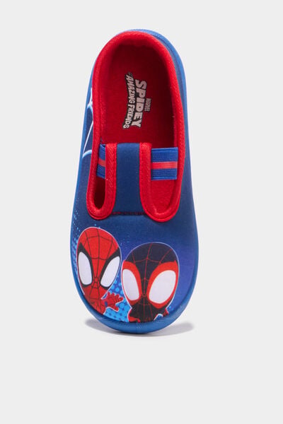 Pantoufles Spider-Man bleu gar&ccedil;on