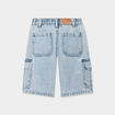 Bermuda cargo en jean denim triple stone gar&ccedil;on